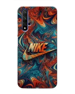 Чохол для Huawei Honor 20 з картинкою «Nike в абстракції»