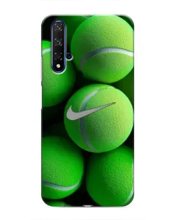 Чохол для Huawei Honor 20 з картинкою «Тенісні м'ячі Найк»