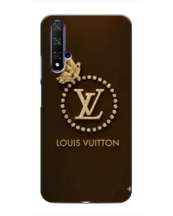 Чохол для Huawei Honor 20 з картинкою «LV — золота печатка»