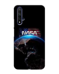 Чохол для Huawei Honor 20 з картинкою «Земля з космосу NASA»