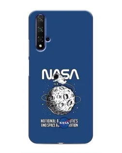 Чохол для Huawei Honor 20 з картинкою «NASA — місячна місія»