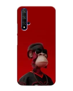 Чохол для Huawei Honor 20 з картинкою «Bored Ape в червоному» Чохол для Huawei Honor 20 з картинкою «Bored Ape в червоному»