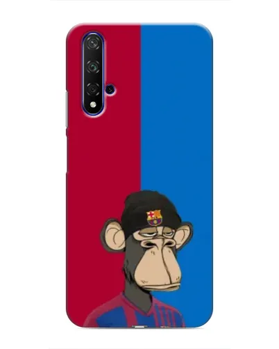 Чохол для Huawei Honor 20 з картинкою «Bored Ape — фанат Барси»