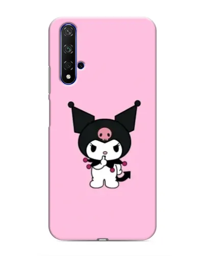 Чохол для Huawei Honor 20 з картинкою «Kuromi — рожева ніжність»