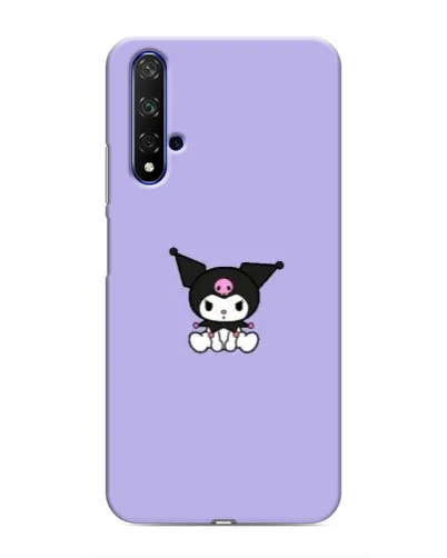 Чохол для Huawei Honor 20 з картинкою «Kuromi — фіолетовий мінімалізм»