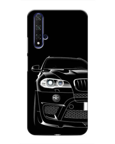 Чохол для Huawei Honor 20 з картинкою «Темний силует BMW»