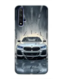 Чохол для Huawei Honor 20 з картинкою «BMW у світлі фар» Чохол для Huawei Honor 20 з картинкою «BMW у світлі фар»