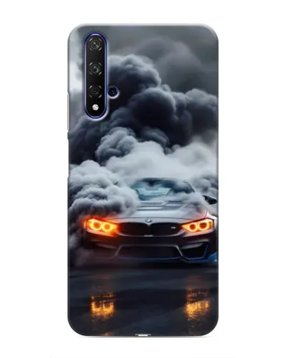 Чохол для Huawei Honor 20 з картинкою «BMW у диму»