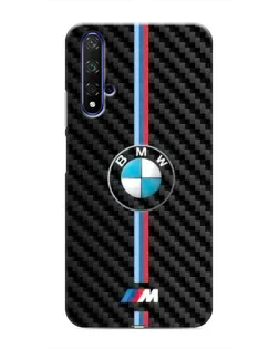 Чохол для Huawei Honor 20 з картинкою «Емблема BMW та карбон» Чохол для Huawei Honor 20 з картинкою «Емблема BMW та карбон»