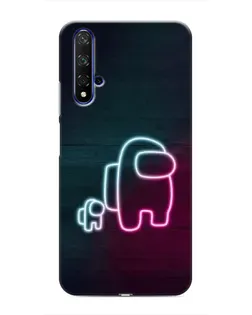 Чохол для Huawei Honor 20 з картинкою «Among Us неон-арт» Чохол для Huawei Honor 20 з картинкою «Among Us неон-арт»