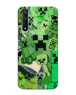 Чохол для Huawei Honor 20 з картинкою «Кріпери Minecraft» Чохол для Huawei Honor 20 з картинкою «Кріпери Minecraft»