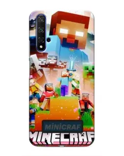 Чохол для Huawei Honor 20 з картинкою «Minecraft герої гри» Чохол для Huawei Honor 20 з картинкою «Minecraft герої гри»