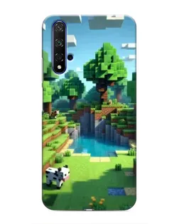 Чохол для Huawei Honor 20 з картинкою «Minecraft літній день»