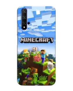 Чохол для Huawei Honor 20 з картинкою «Minecraft класичний світ»