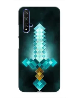 Чохол для Huawei Honor 20 з картинкою «Алмазний меч неон»