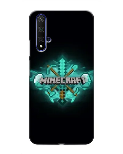Чохол для Huawei Honor 20 з картинкою «Minecraft Diamond лого» Чохол для Huawei Honor 20 з картинкою «Minecraft Diamond лого»