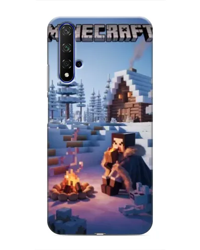 Чохол для Huawei Honor 20 з картинкою «Зимовий Minecraft» Чохол для Huawei Honor 20 з картинкою «Зимовий Minecraft»