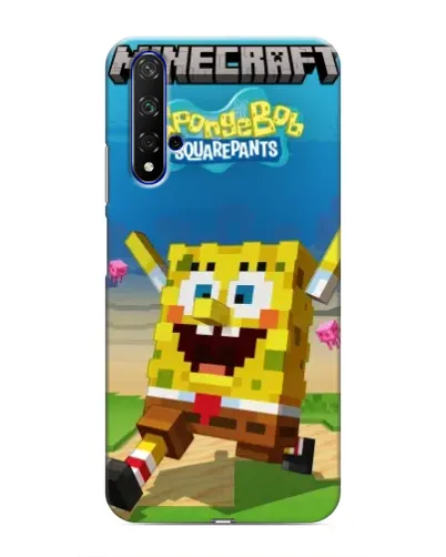 Чохол для Huawei Honor 20 з картинкою «Губка Боб Minecraft» Чохол для Huawei Honor 20 з картинкою «Губка Боб Minecraft»