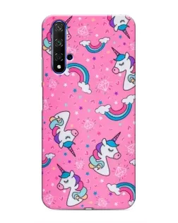 Чехол для Huawei Honor 20 с картинкой «Unicorn паттерн розовый» Чехол для Huawei Honor 20 с картинкой «Unicorn паттерн розовый»