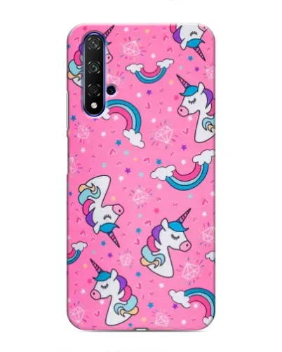 Чехол для Huawei Honor 20 с картинкой «Unicorn паттерн розовый» Чехол для Huawei Honor 20 с картинкой «Unicorn паттерн розовый»
