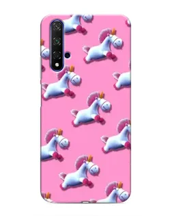 Чехол для Huawei Honor 20 с картинкой «Единороги на розовом» Чехол для Huawei Honor 20 с картинкой «Единороги на розовом»