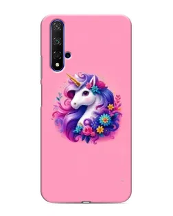 Чехол для Huawei Honor 20 с картинкой «Сказочный единорог»