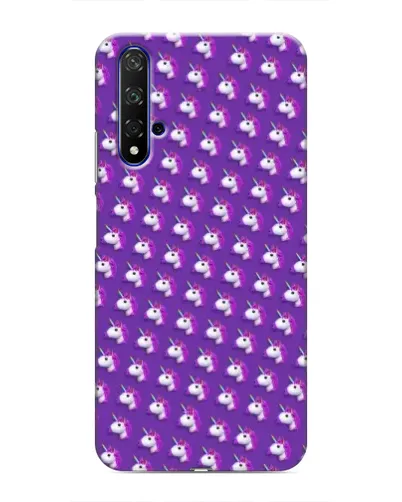 Чехол для Huawei Honor 20 с картинкой «Единороги на фиолетовом» Чехол для Huawei Honor 20 с картинкой «Единороги на фиолетовом»
