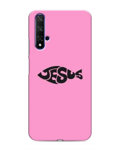 Чохол для Huawei Honor 20 з картинкою «Рожевий символ Jesus» Чохол для Huawei Honor 20 з картинкою «Рожевий символ Jesus»
