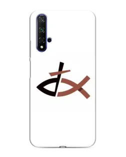 Чохол для Huawei Honor 20 з картинкою «Риба та хрест»