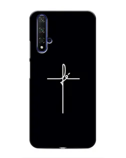 Чехол для Huawei Honor 20 с картинкой «Тонкий крест»