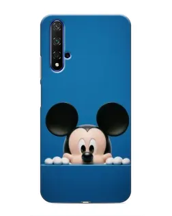 Чехол для Huawei Honor 20 с картинкой «Микки выглядывает» Чехол для Huawei Honor 20 с картинкой «Микки выглядывает»