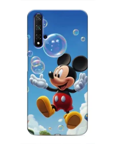 Чехол для Huawei Honor 20 с картинкой «Mickey и мыльные пузыри» Чехол для Huawei Honor 20 с картинкой «Mickey и мыльные пузыри»