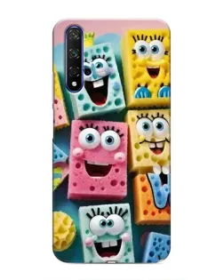 Чехол для Huawei Honor 20 с картинкой «Цветные губки» Чехол для Huawei Honor 20 с картинкой «Цветные губки»