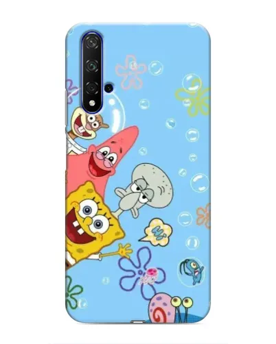 Чехол для Huawei Honor 20 с картинкой «Веселые пузырьки»