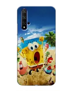 Чехол для Huawei Honor 20 с картинкой «Развлечения на пляже»
