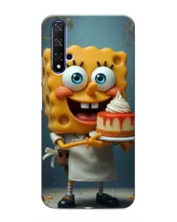 Чехол для Huawei Honor 20 с картинкой «Повар Спанч Боб»