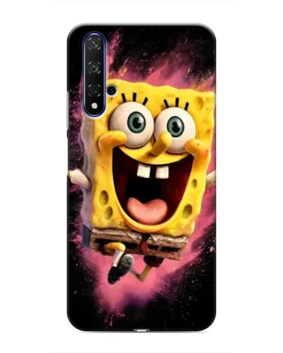 Чехол для Huawei Honor 20 с картинкой «Взрывной Спанч Боб»