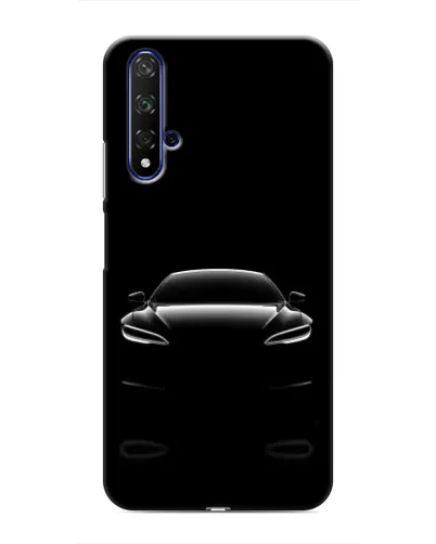 Чохол для Huawei Honor 20 з картинкою «Силует Tesla Night»