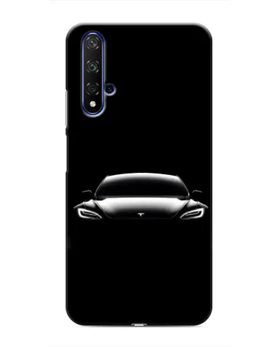Чохол для Huawei Honor 20 з картинкою «Фари Tesla Night»