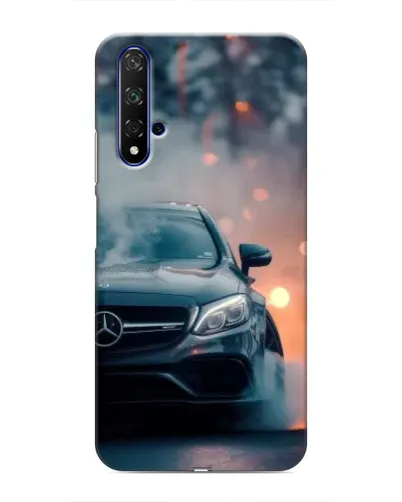Чохол для Huawei Honor 20 з картинкою «Mercedes — нічне місто»