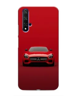 Чохол для Huawei Honor 20 з картинкою «Червоний Mercedes AMG»