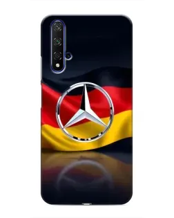 Чохол для Huawei Honor 20 з картинкою «Mercedes — прапор Німеччини»