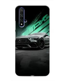 Чохол для Huawei Honor 20 з картинкою «Темний Mercedes AMG»