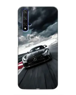 Чохол для Huawei Honor 20 з картинкою «Гоночний Mercedes AMG»