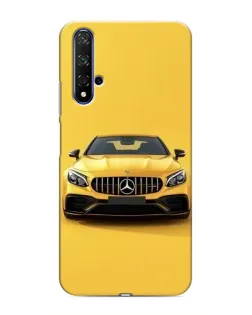 Чохол для Huawei Honor 20 з картинкою «Жовтий Mercedes GT»