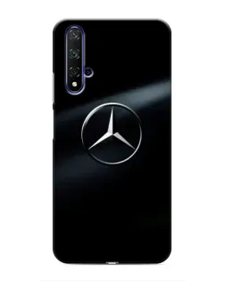 Чехол для Huawei Honor 20 с картинкой «Mercedes на металле»