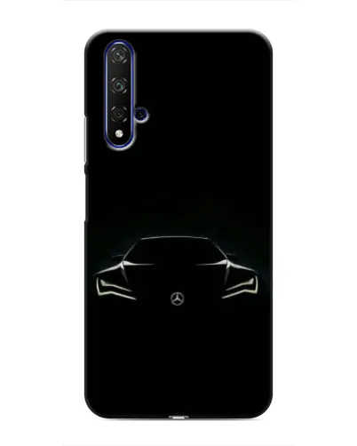 Чехол для Huawei Honor 20 с картинкой «Mercedes — силуэт авто» Чехол для Huawei Honor 20 с картинкой «Mercedes — силуэт авто»
