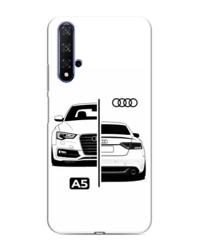 Чохол для Huawei Honor 20 з картинкою «Audi — контрастний дизайн»
