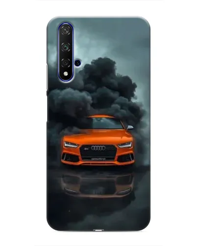 Чохол для Huawei Honor 20 з картинкою «Audi у хмарах диму»
