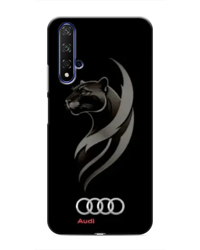 Чохол для Huawei Honor 20 з картинкою «Графіка — пантера та Audi»